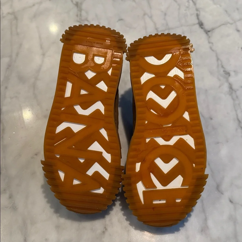 Dolce & Gabbana Denim and Tan Sneakers - Picture 5 of 5